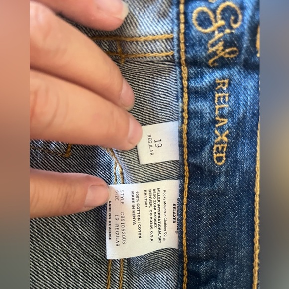 Cruel Girl Relaxed Blue Jeans Size 19 Regular - Picture 2 of 10